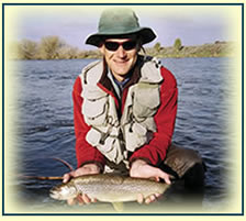 Steve Trafton fishing on the Henry's Fork Ranch